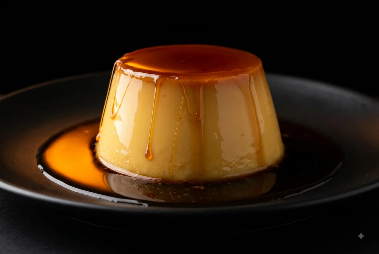 Flan de la casa